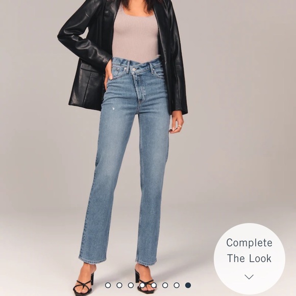 Abercrombie & Fitch 90’s Straight Ultra High Rise Denim - Picture 5 of 5